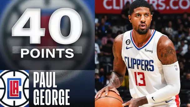 Paul George Leads Clippers With 40-PT Performance 🔥