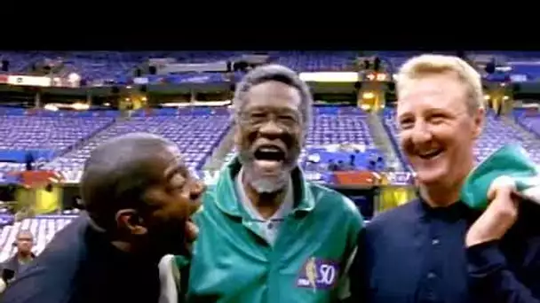 Magic Johnson, Bill Russell, and Larry Bird Share A Funny Moment Together ❤