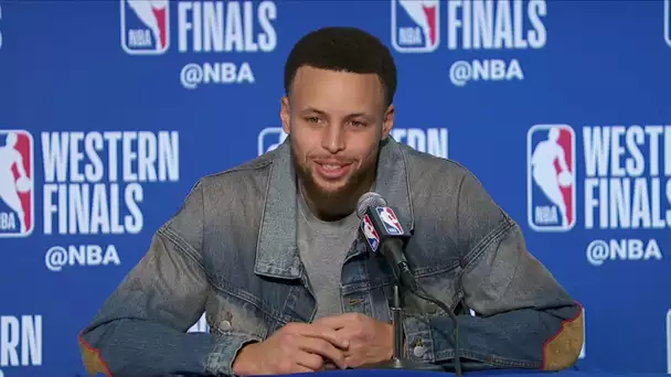 Stephen Curry Postgame Press Conference | Trail Blazers vs Warriors Game 1