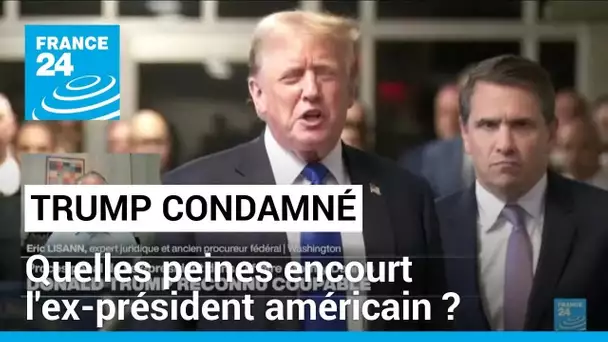 Donald Trump condamné : quelles peines encourt l'ex-président américain ? • FRANCE 24