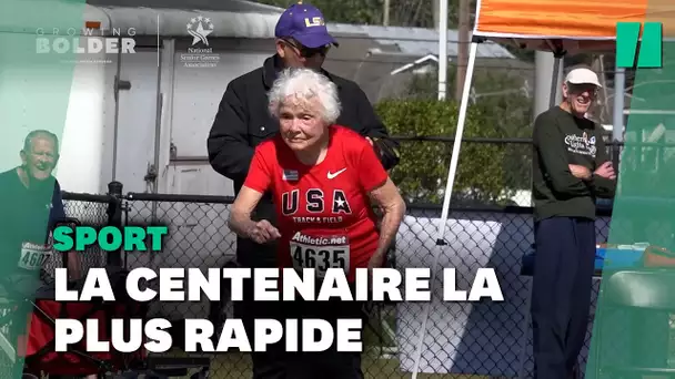 Cette centenaire bat un nouveau record du monde du 100m