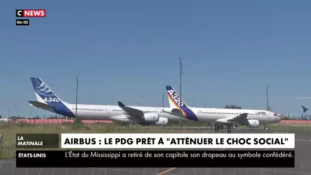 Airbus : le PDG prêt à «atténuer le choc social»