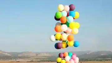 25 km porté par… 100 ballons !