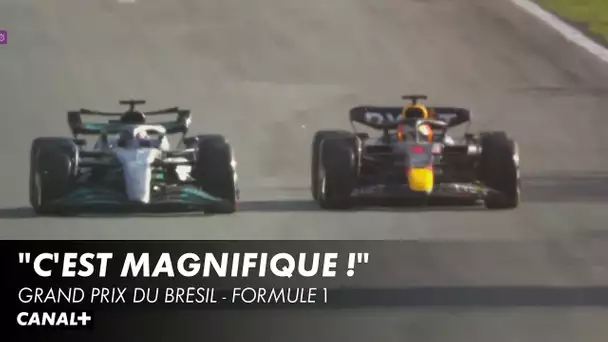 Superbe bataille Verstappen/Russell en course Sprint - Grand Prix du Brésil - F1