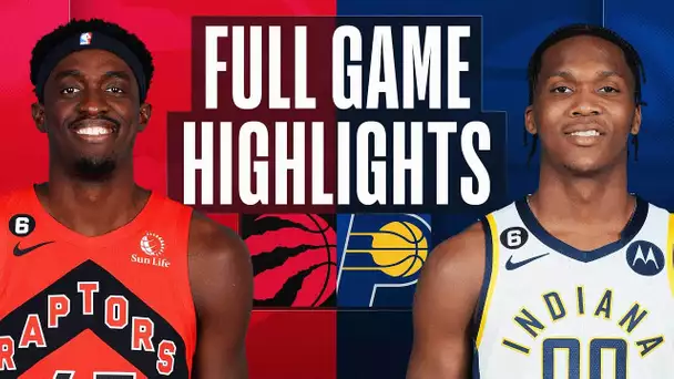 RAPTORS at PACERS | FULL GAME HIGHLIGHTS | January 2, 2023