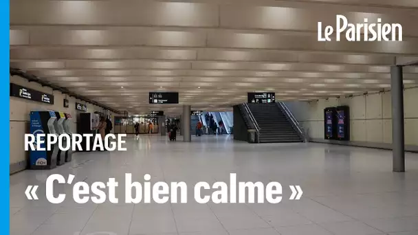Grève à Paris : la gare du Nord presque déserte