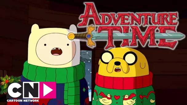 Froid & Chocolat Chaud | Adventure Time | Noël Cartoon Network