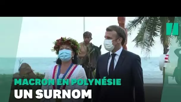 Aux Marquises, Macron renommé "Te Haka Iki Taaoa"