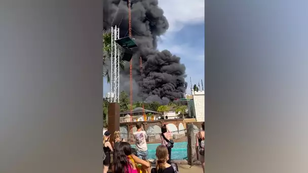 Allemagne : gros incendie à Europa Park, le parc d’attractions évacué