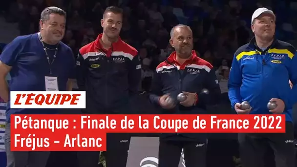 La finale Fréjus - Arlanc en coupe de France de Pétanque 2022 - Tête à tête
