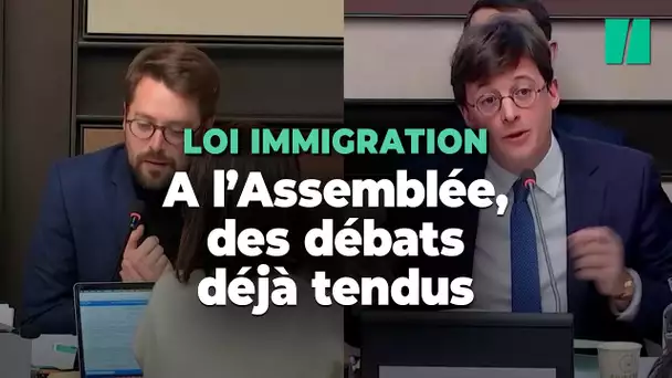 A l’Assemblée après une heure de débat les esprits s’échauffent déjà sur la loi immigration