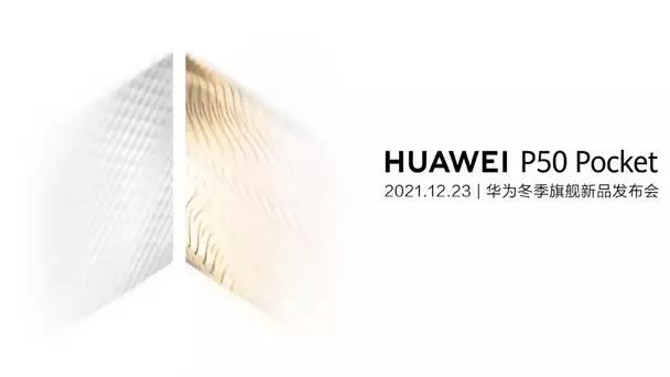 Le smartphone pliable Huawei P50 Pocket sortira fin décembre