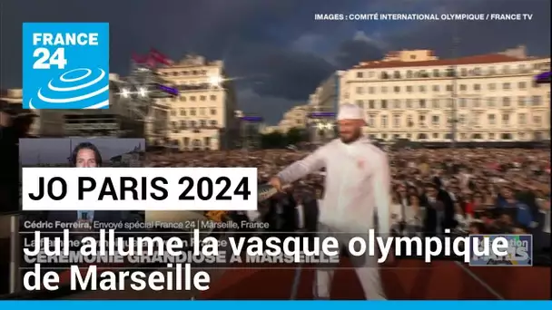 JO : la flamme olympique a embrasé Marseille • FRANCE 24