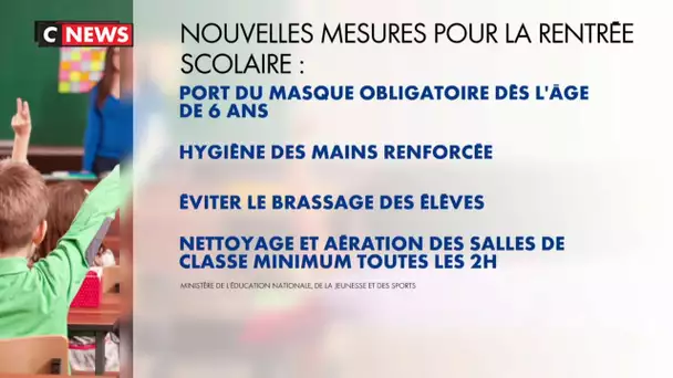 Coronavirus : quel est le nouveau protocole sanitaire dans les écoles ?