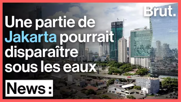 La capitale Indonésienne Jakarta sous les eaux