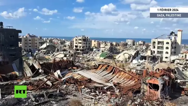 Bande de Gaza : images des destructions, après le retrait israélien de la ville de Gaza