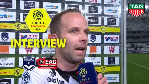 Interview de fin de match :Girondins de Bordeaux - EA Guingamp (0-0) / 2018-19