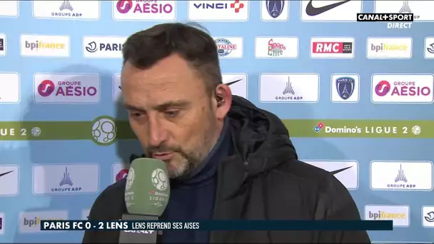 Paris FC / Lens : La réaction de Franck Haise après son premier match avec Lens