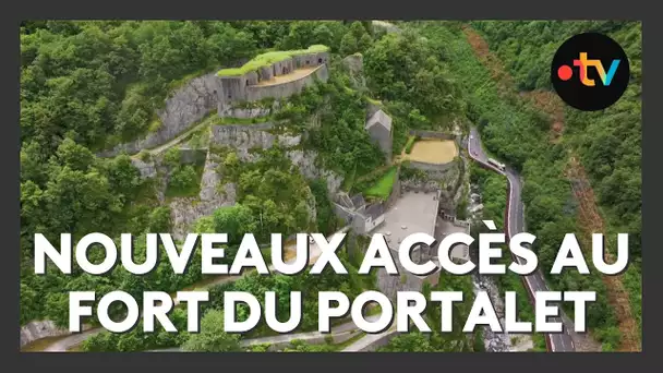 Vallée d'Aspe : la passerelle du Portalet inaugurée