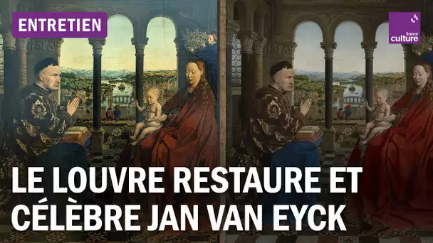 La jeunesse retrouvée de "La Vierge au chancelier Rolin" du peintre Jan Van Eyck