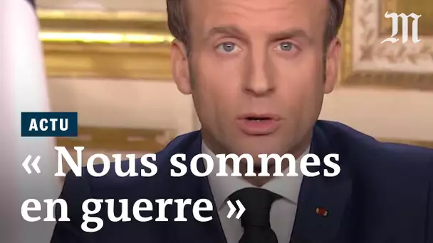 « Nous sommes en guerre », répète Macron dans son deuxième discours sur le coronavirus