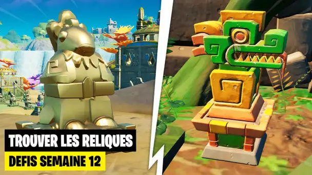 "DEROBER UNE RELIQUE A STEALTHY STRONGHOLD ET A CORAL CASTLE" ! (DEFIS FORTNITE SEMAINE 12)