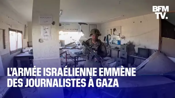 L’armée israélienne emmène des journalistes à Gaza et montre les dégâts sur place