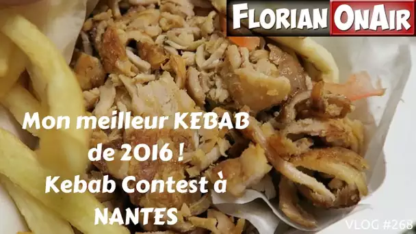 Mon meilleur KEBAB de 2016 (Nantes/Kebab Contest) - VLOG #268