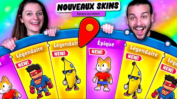 NOUVEAUX SKINS ! MEGA PACK OPENING SUR STUMBLE GUYS MISE A JOUR 0.40