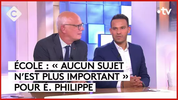 École : quelles priorités pour Édouard Philippe ? - C à vous - 03/10/2023