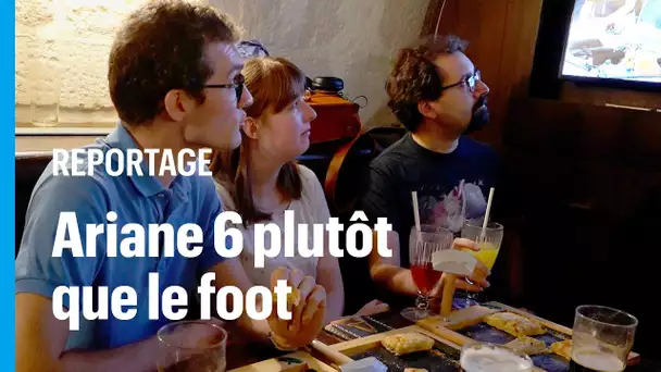 Ils ont préféré regarder le décollage d’Ariane 6 plutôt que la demi-finale de l’Euro