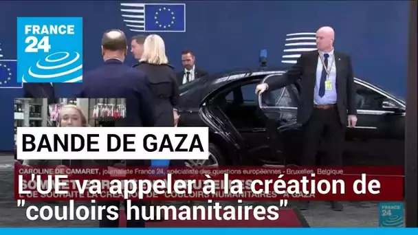 L'UE va appeler à la création de "couloirs humanitaires" à Gaza • FRANCE 24