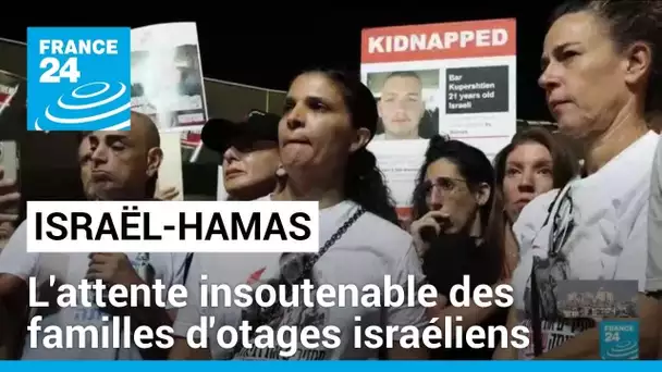L'attente insoutenable des familles d'otages israéliens, un mois après l'attaque du Hamas