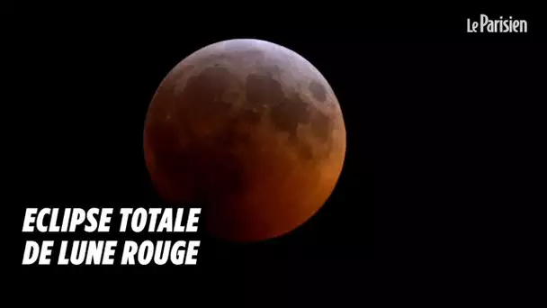 Eclipse totale de lune : l&#039;astre disparaît et se teinte de rouge