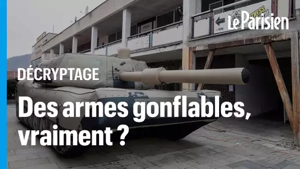 «Le char gonflable est un impératif»:  des leurres utilisés sur le champ de bataille ukrainien