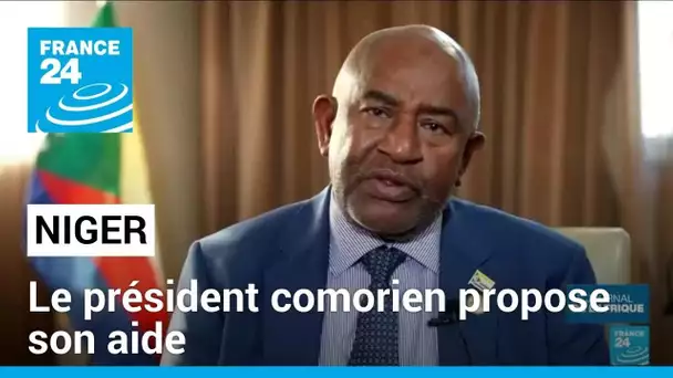 Niger : le président comorien, Azali Assoumani, propose son aide aux parties • FRANCE 24