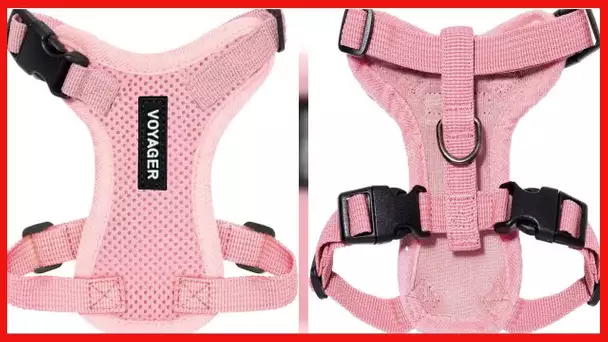 Voyager Step-in Lock Cat Harness - Adjustable Step-in Vest Harness for Small and Large Cats