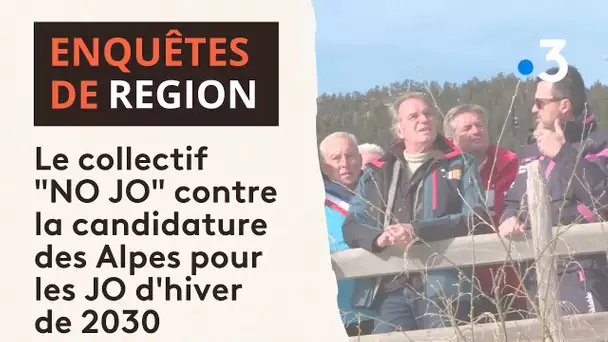 Le collectif "NO JO" se mobilise contre la candidature des Alpes pour les jeux d'hiver de 2030