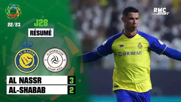 Al Nassr 3-2 Al-Shabab : buteur, Ronaldo permet à Al Nassr de croire encore au titre (J28)