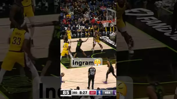 Brandon Ingram GOES OFF THE GLASS To Himself For The SLAM! 😳🔥| #Shorts