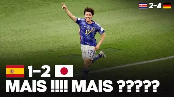 🤯🤯🤯 QUOI ??? Le Japon BAT l’Espagne (1-2) et ÉLIMINE L’ALLEMAGNE !!!