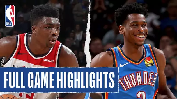 WIZARDS at THUNDER | Bryant And Rui Combine For 40 | Oct.25, 2019