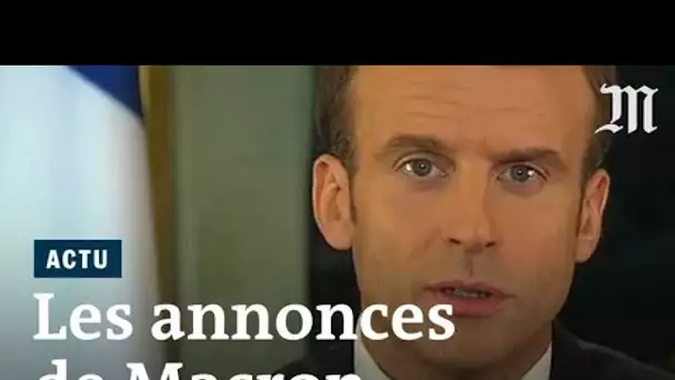 Le discours d'Emmanuel Macron en réponse aux « gilets jaunes »