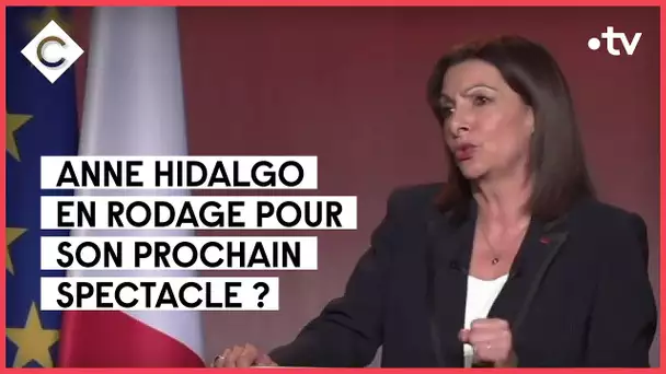 La bonne blague d'Anne Hidalgo sur Jean-Luc Mélenchon - C à vous - 24/03/2022