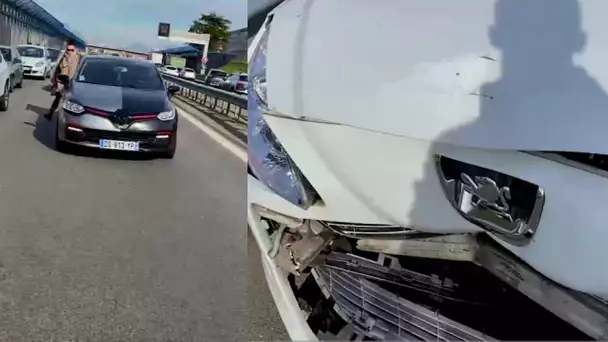 GROS ACCIDENT DE VOITURE .. ON FINI EN PLEIN MILIEU DE LA ROCADE !