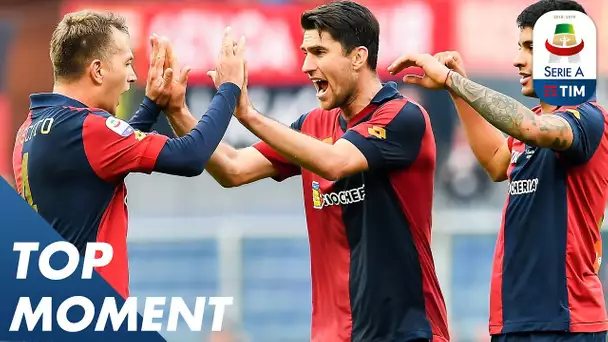 Criscito Scores Stunning Stoppage Time Winner! | Genoa 2-1 Lazio | Top Moments | Serie A