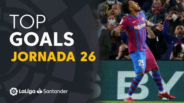 Todos los goles de la Jornada 26 de LaLiga Santander 2021/2022