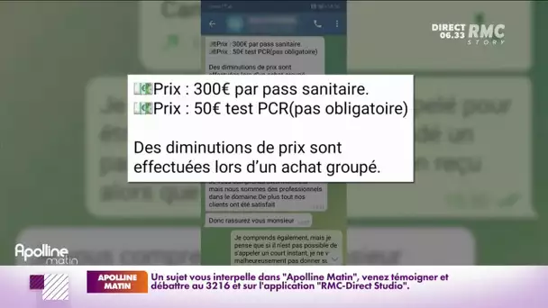 Faux pass sanitaire : de plus en plus d'offres circulent sur Internet