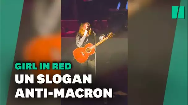 « Macron démission » : à l’Olympia, le public de Girl in Red avait un message à faire passer