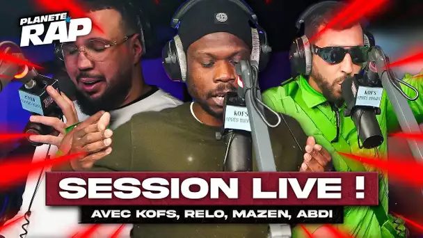 SESSION FREESTYLE avec Kofs, Relo, Mazen, Abdi... #PlanèteRap